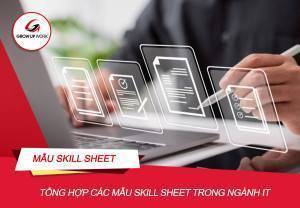 Tổng hợp những mẫu skill sheet trong ngành IT